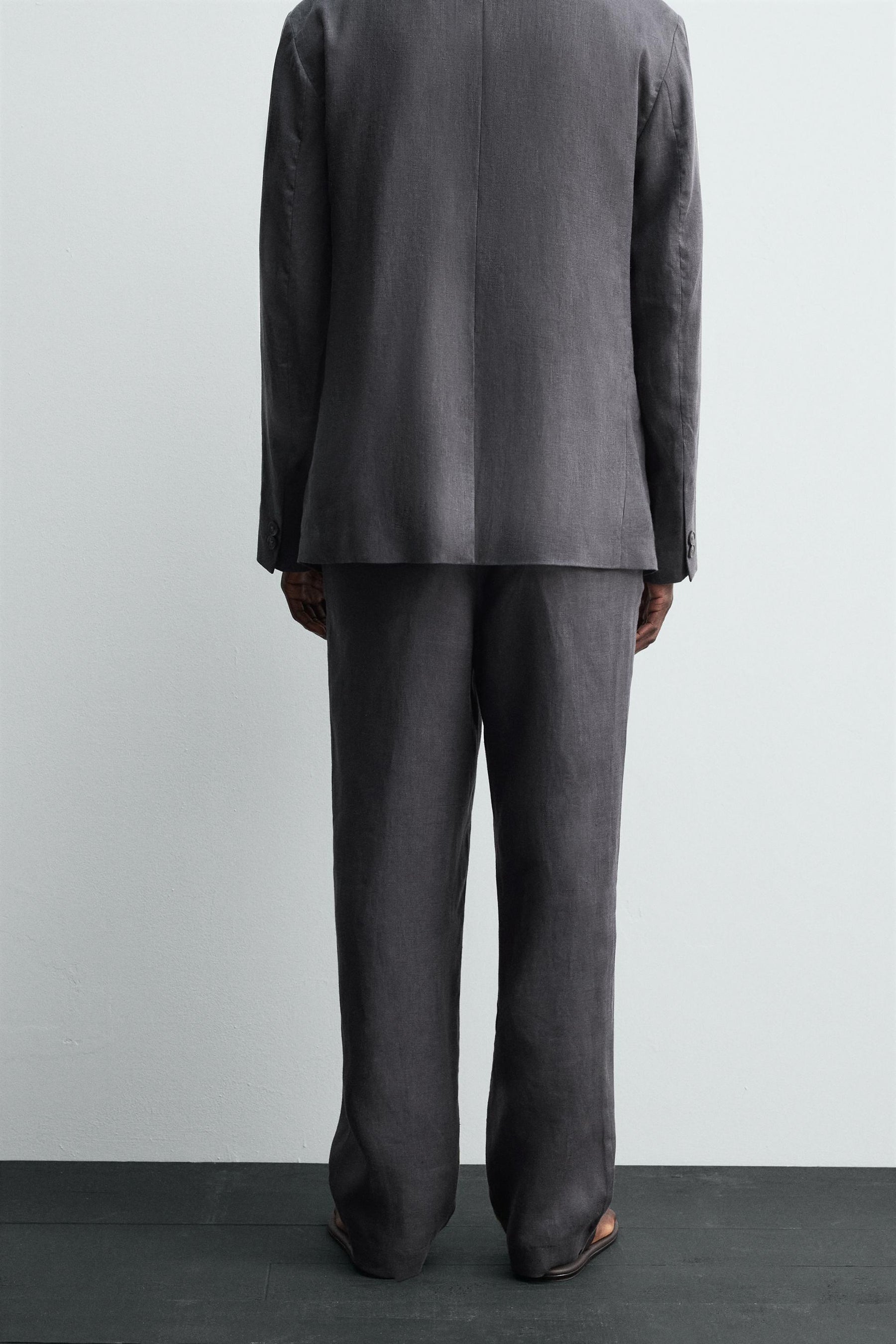 100% LINEN SUIT TROUSERS - Image 3