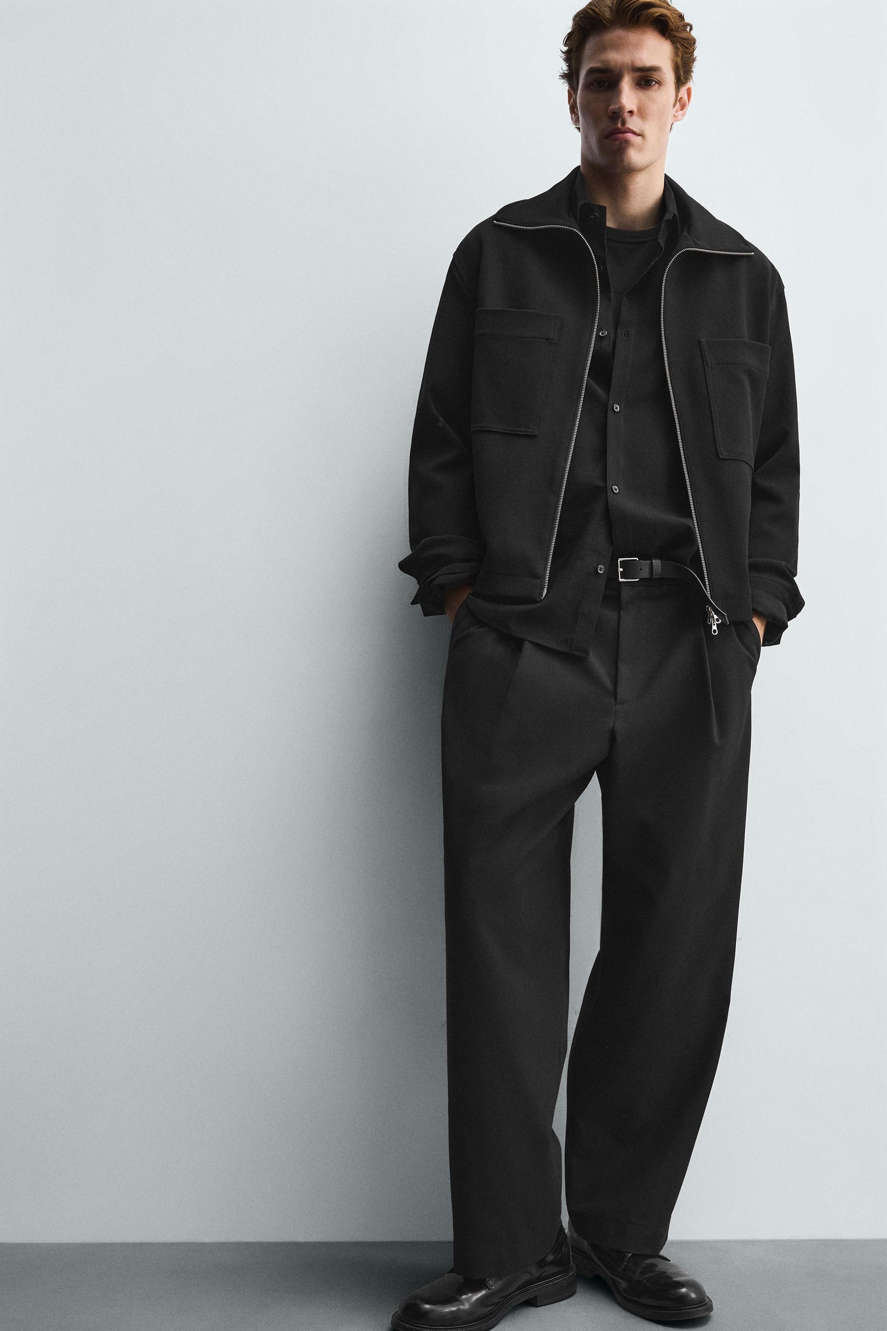 BOXY FIT ZIP-UP OVERSHIRT - Image 7