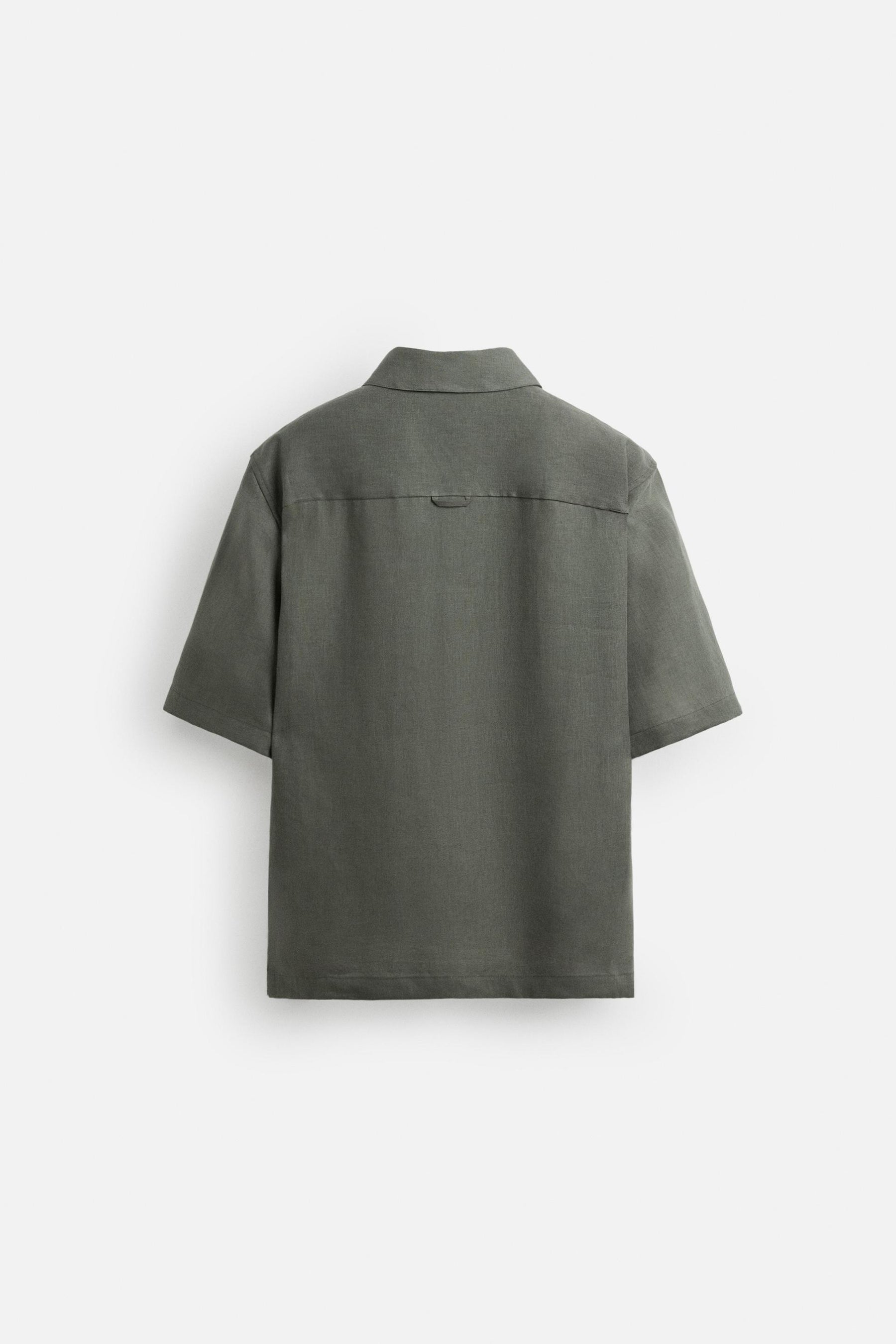 RELAXED FIT LINEN SHIRT - Image 6