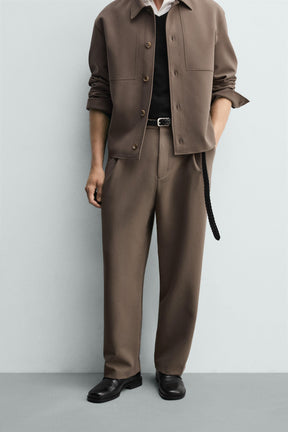 Pleated Relaxed Trousers