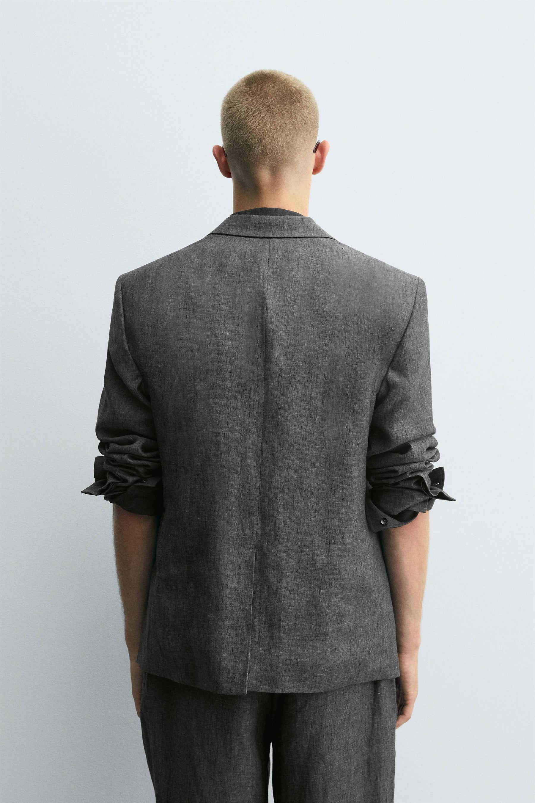 100% LINEN SUIT BLAZER - Image 3