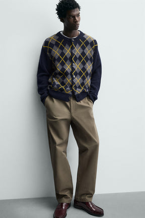 Textured Straight Leg Hose