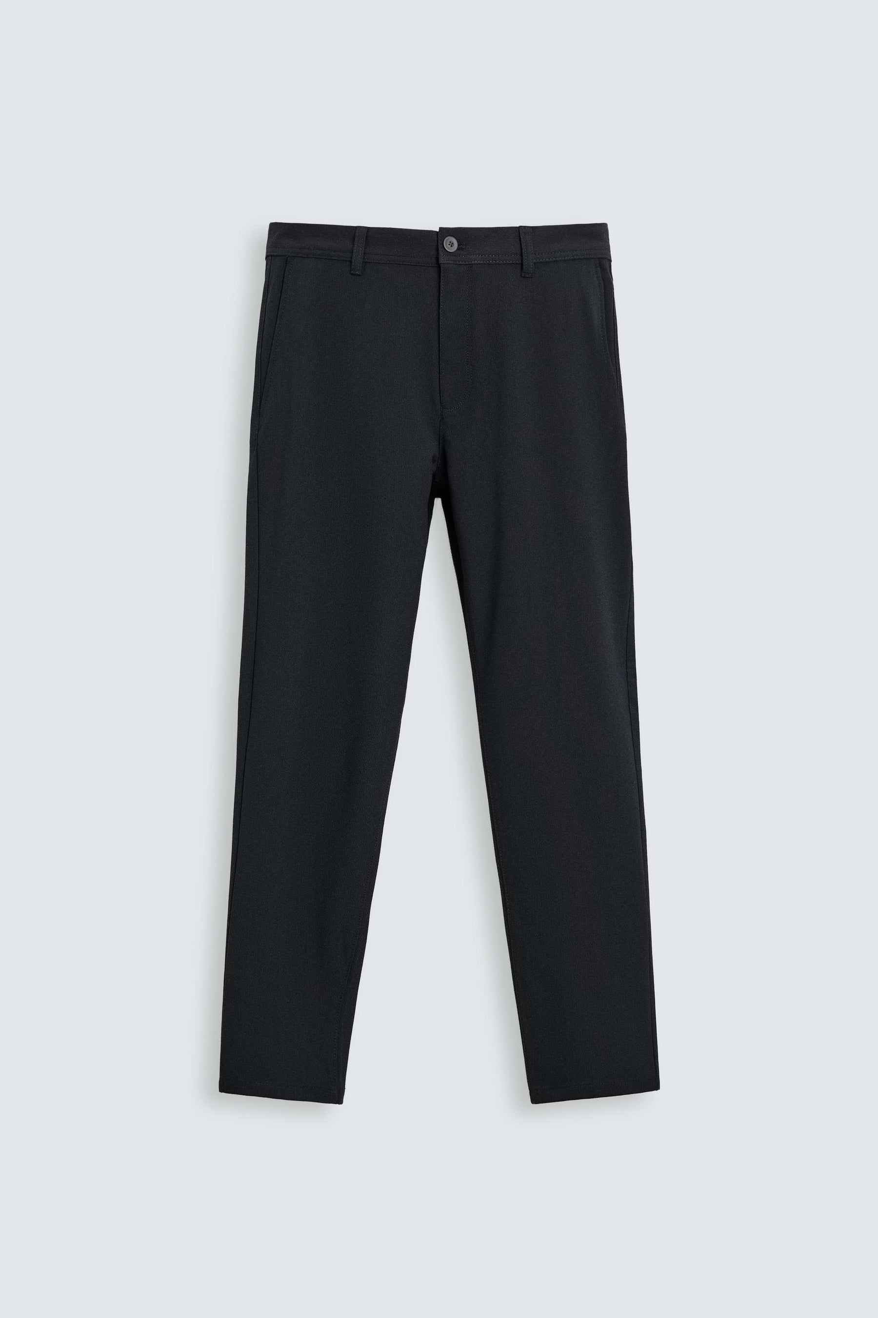 COMFORT TEXTURED CHINO TROUSERS - Image 5