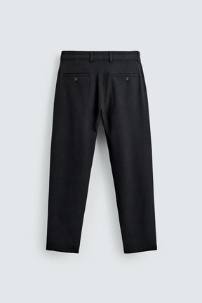 COMFORT TEXTURED CHINO TROUSERS - Image 7