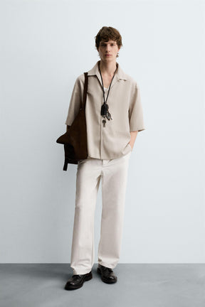 RELAXED FIT FLOWING SHIRT - Image 1