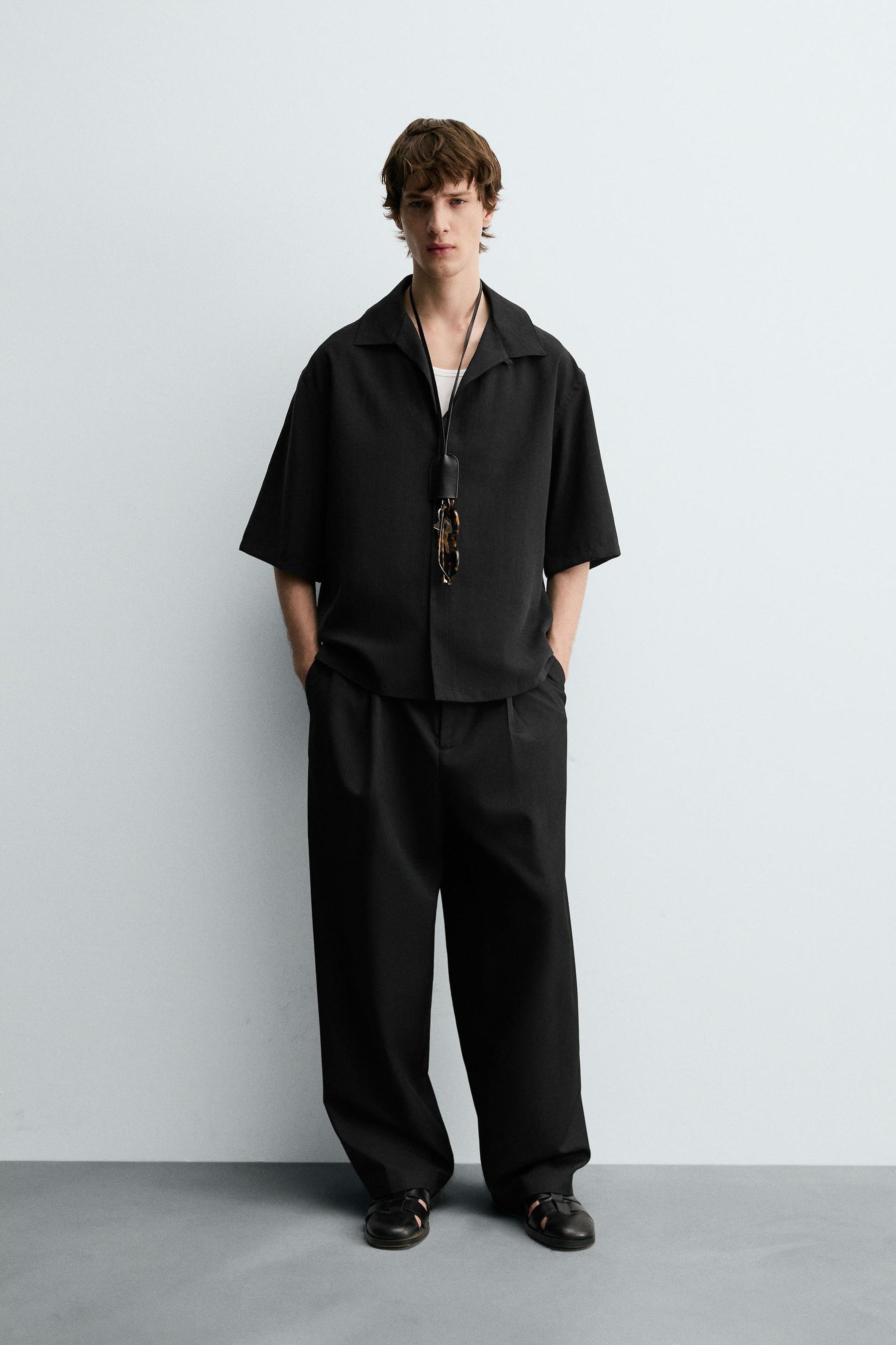 RELAXED FIT FLOWING SHIRT - Image 1