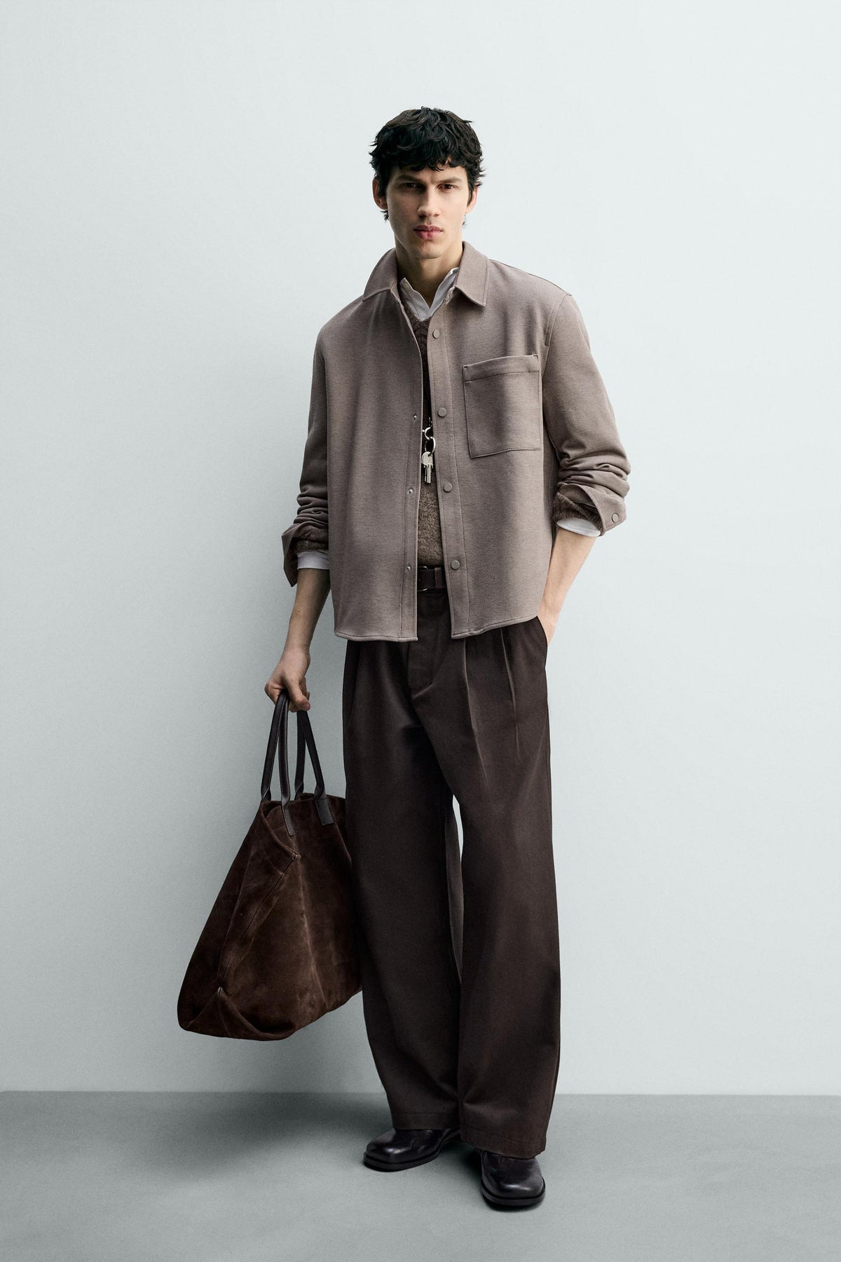 NON-IRON COMFORT OVERSHIRT - Image 1