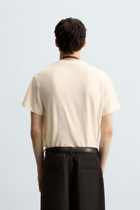 100% LINEN T-SHIRT - Image 3