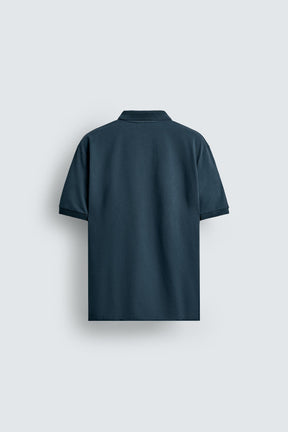 TEXTURED PIQUÉ POLO SHIRT - Image 6