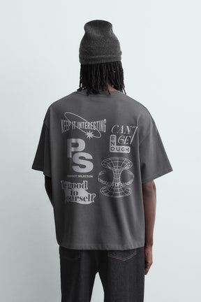 CONTRAST PRINT T-SHIRT - Image 3