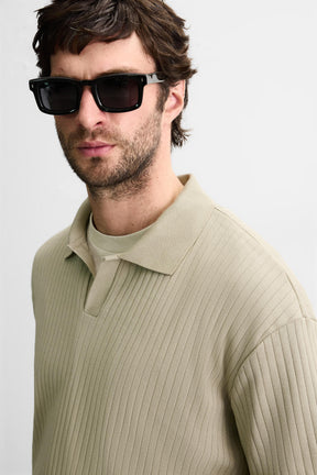RIB POLO SHIRT - Image 6