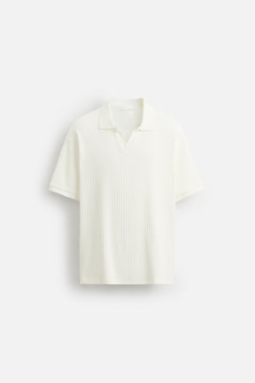 RIB POLO SHIRT - Image 6