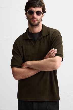 RIB POLO SHIRT - Image 5