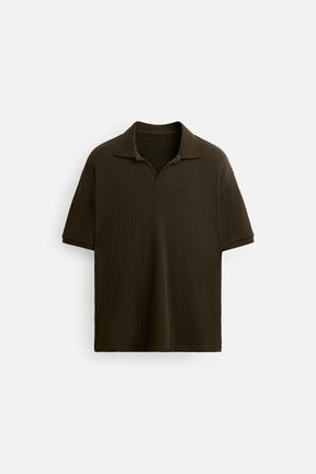 RIB POLO SHIRT - Image 6