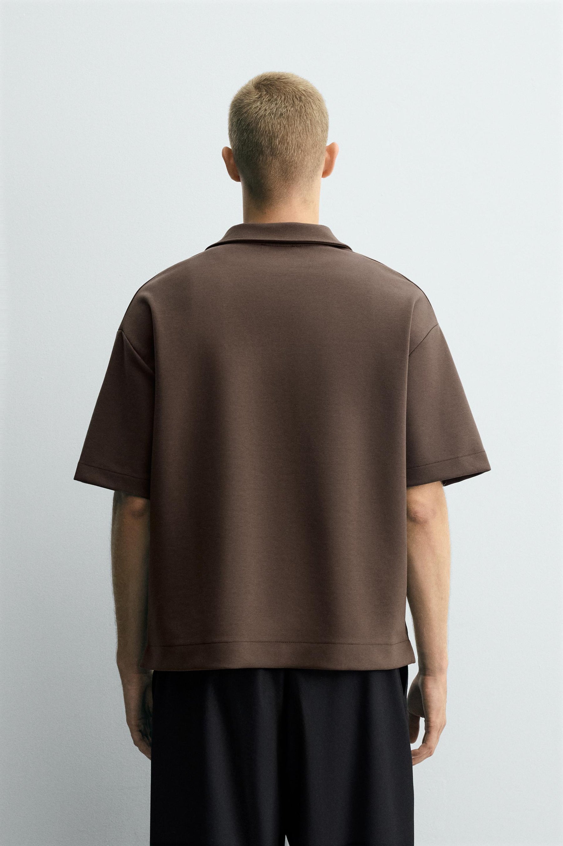 QUARTER ZIP POLO SHIRT - Image 3