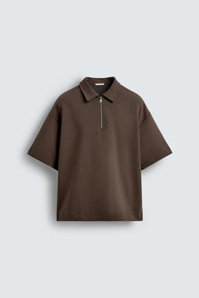 QUARTER ZIP POLO SHIRT - Image 7