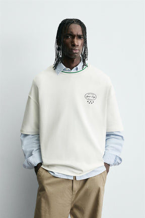 CONTRAST PRINT T-SHIRT - Image 2