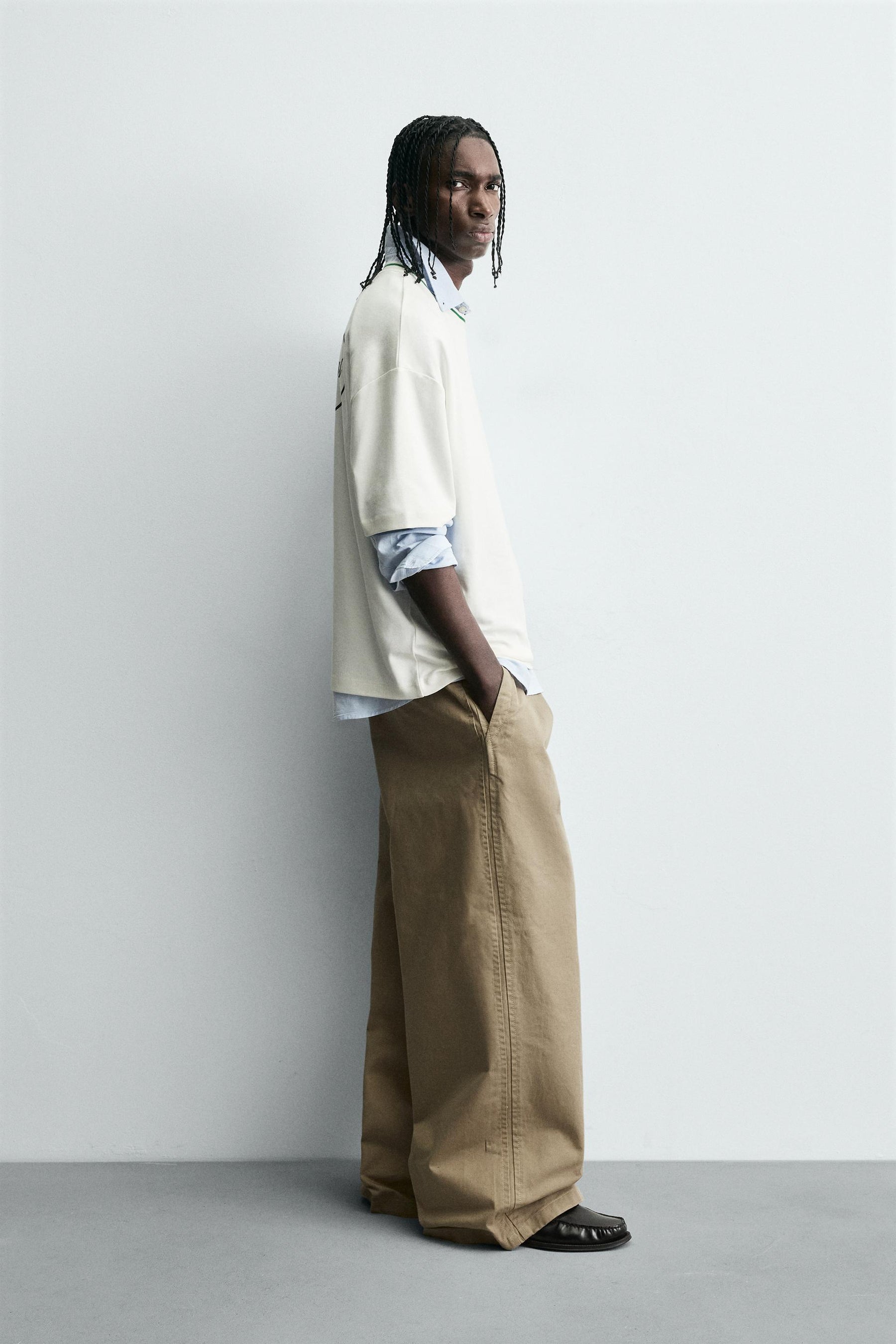 CONTRAST PRINT T-SHIRT - Image 4