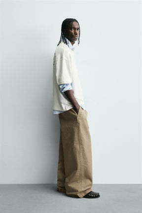 CONTRAST PRINT T-SHIRT - Image 4