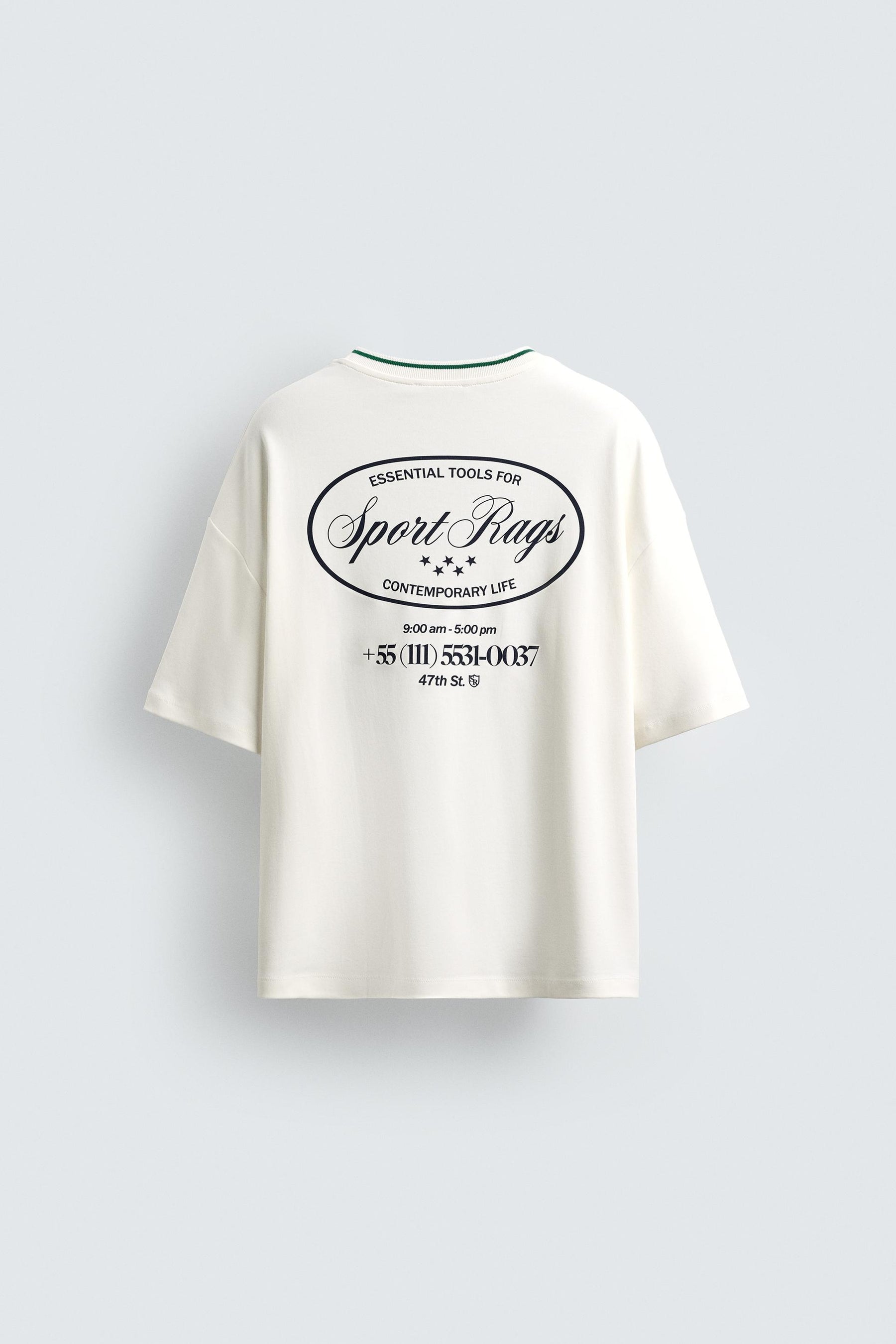 CONTRAST PRINT T-SHIRT - Image 7