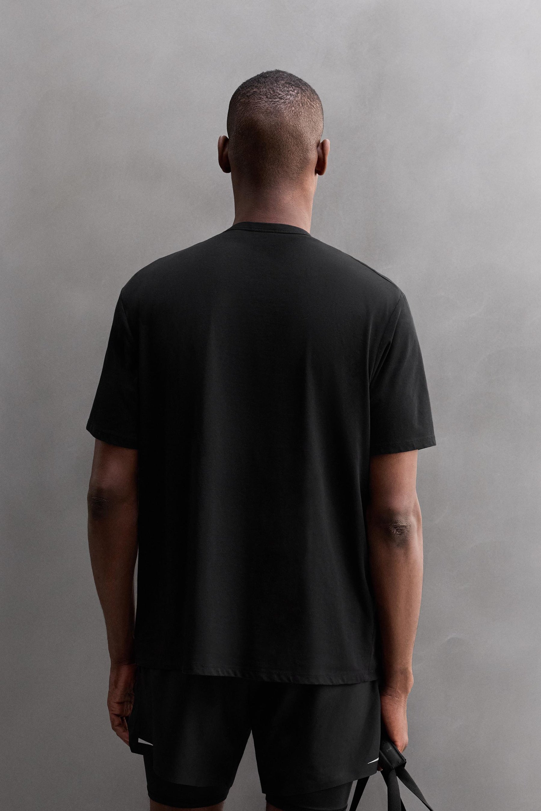 COTTON BLEND TECHNICAL T-SHIRT - Image 3