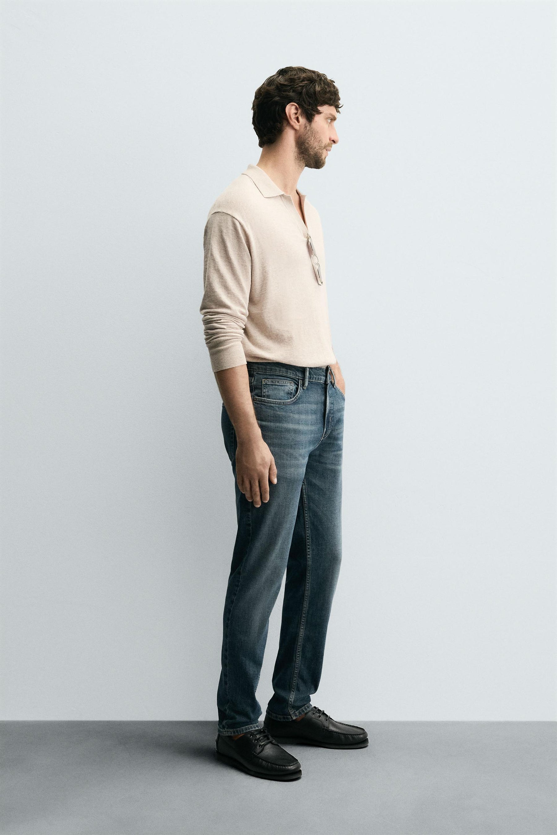 BASIC SLIM FIT JEANS - Image 4