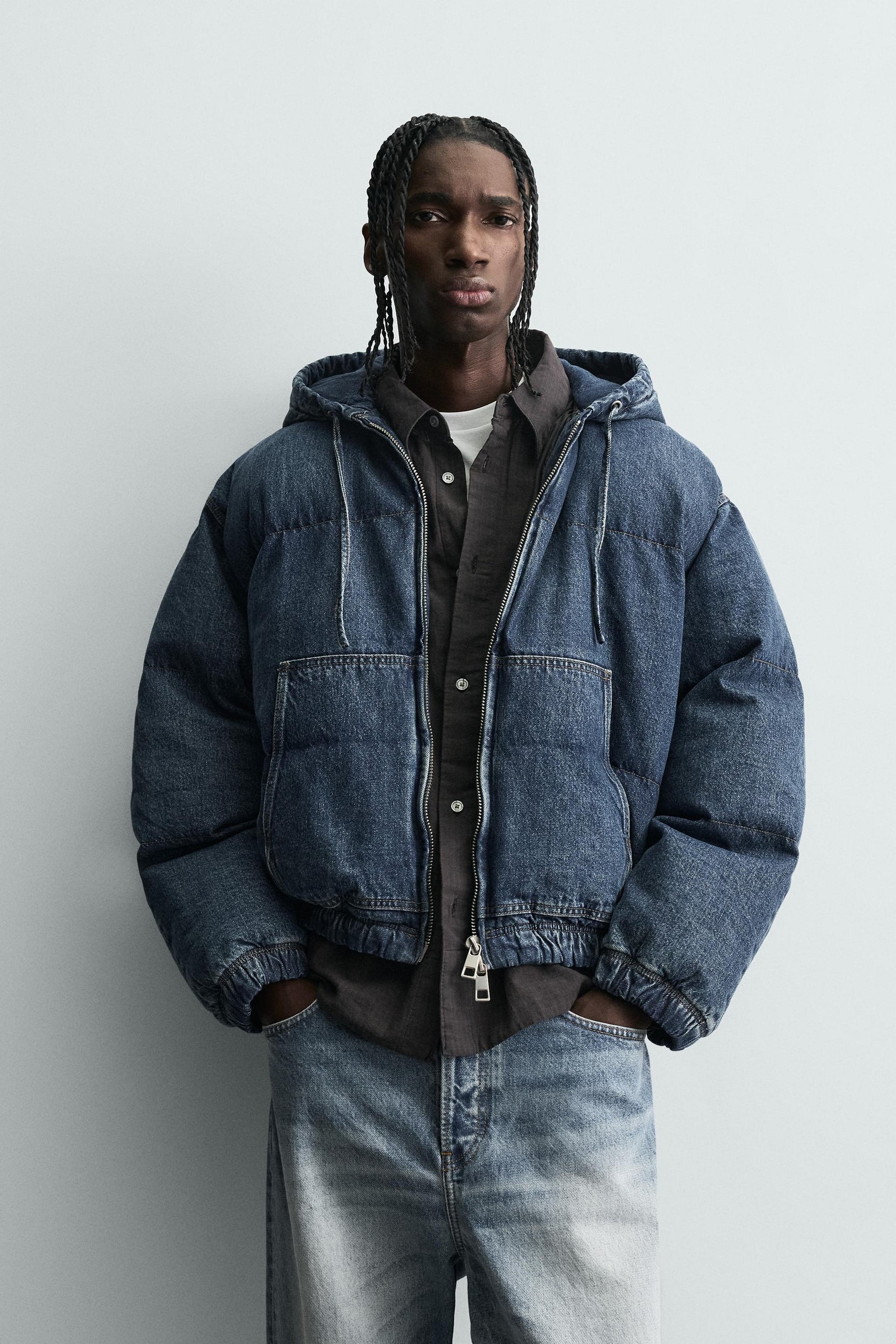 QUILTED DENIM JACKET - Image 2