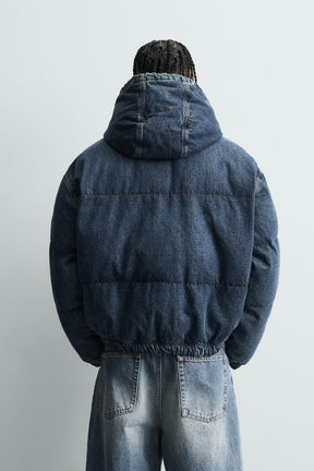 QUILTED DENIM JACKET - Image 3