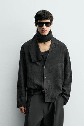 FLOWING JACQUARD SHIRT - Image 2