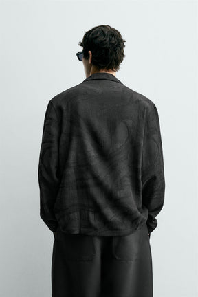 FLOWING JACQUARD SHIRT - Image 3