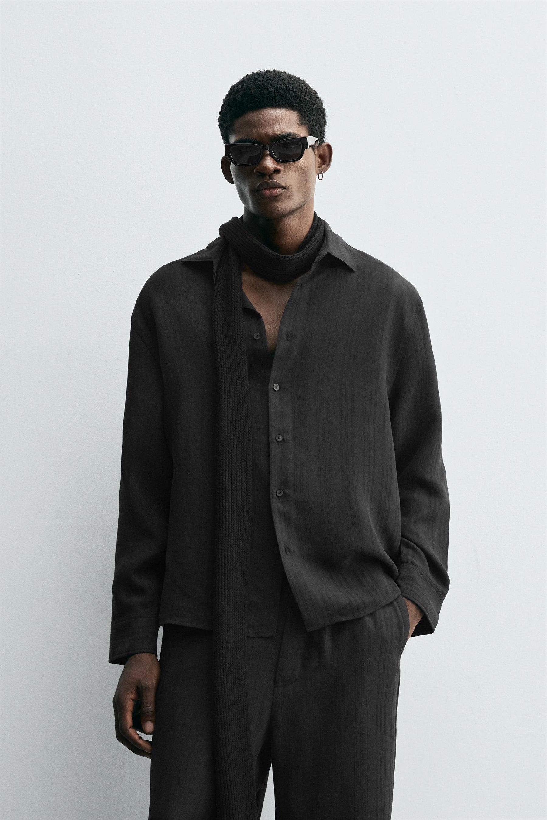 STRIPED JACQUARD SHIRT - Image 2