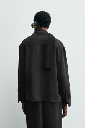 STRIPED JACQUARD SHIRT - Image 3