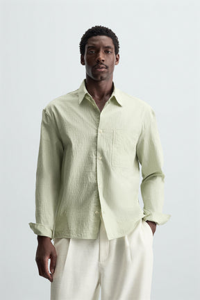 TEXTURED STRIPE SHIRT - Image 2