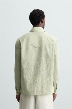 TEXTURED STRIPE SHIRT - Image 3