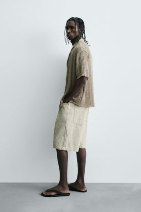 TEXTURED KNIT SHIRT - Image 4