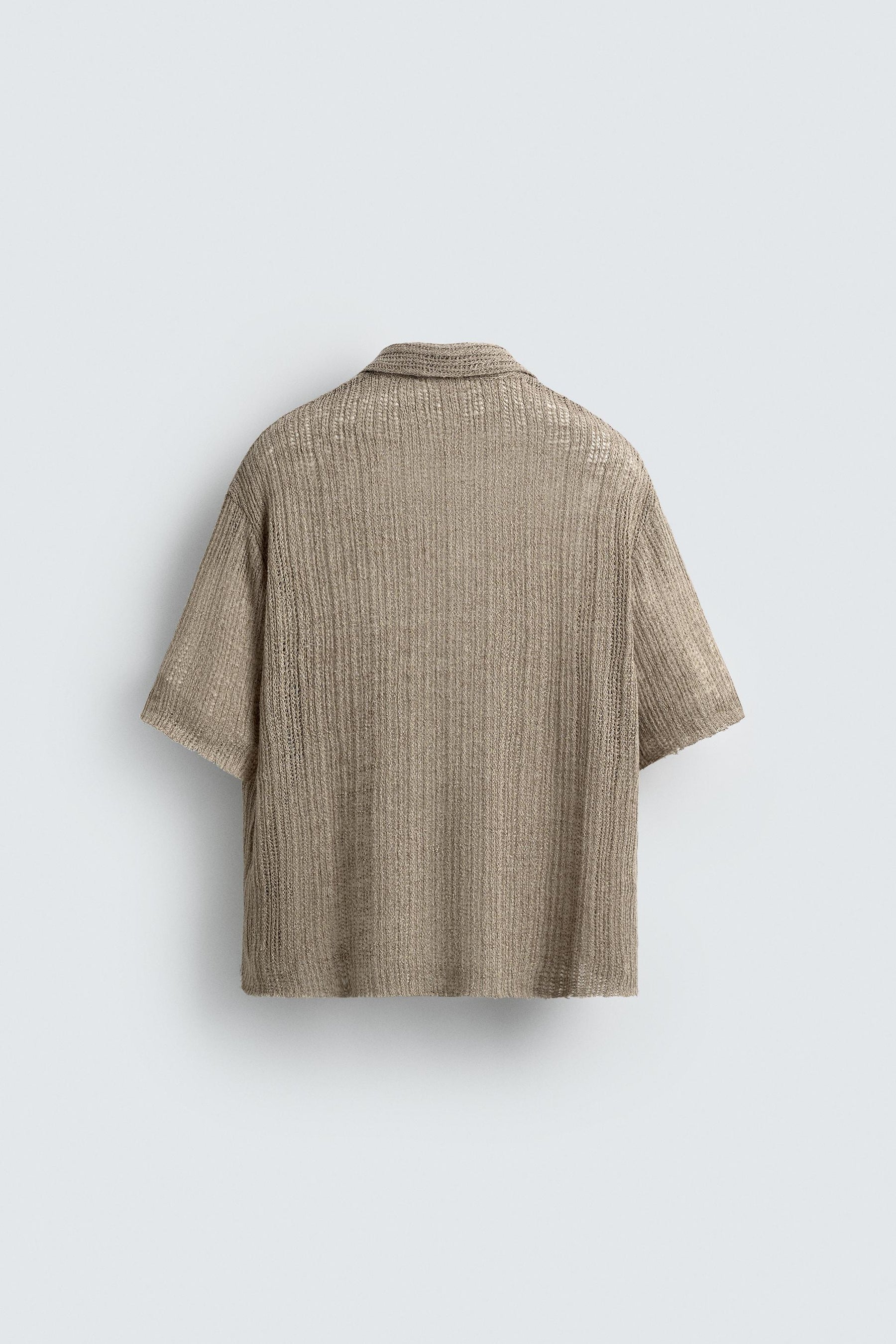 TEXTURED KNIT SHIRT - Image 7
