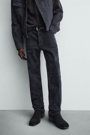 STRAIGHT-LEG CORDUROY TROUSERS - Image 5
