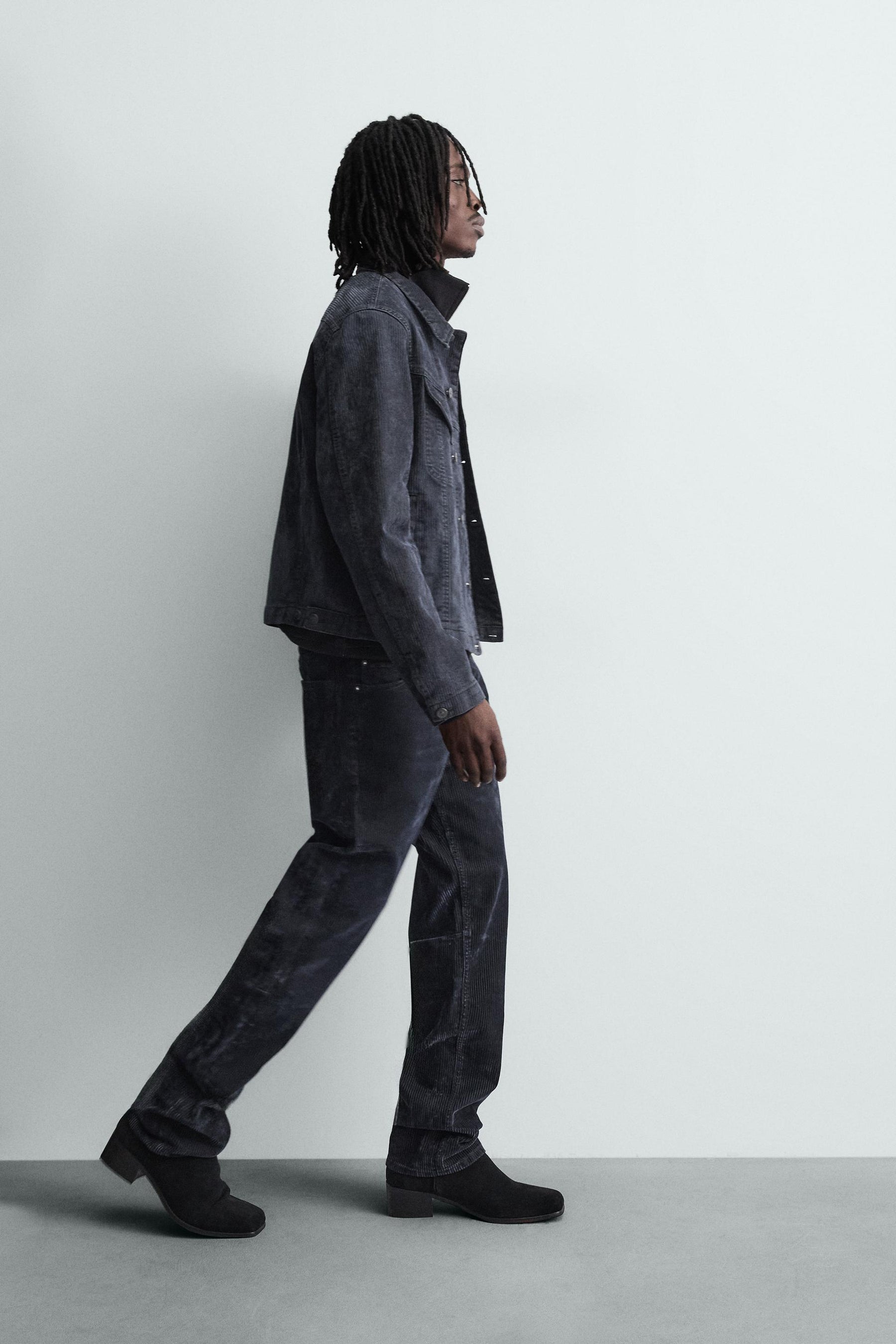STRAIGHT-LEG CORDUROY TROUSERS - Image 6