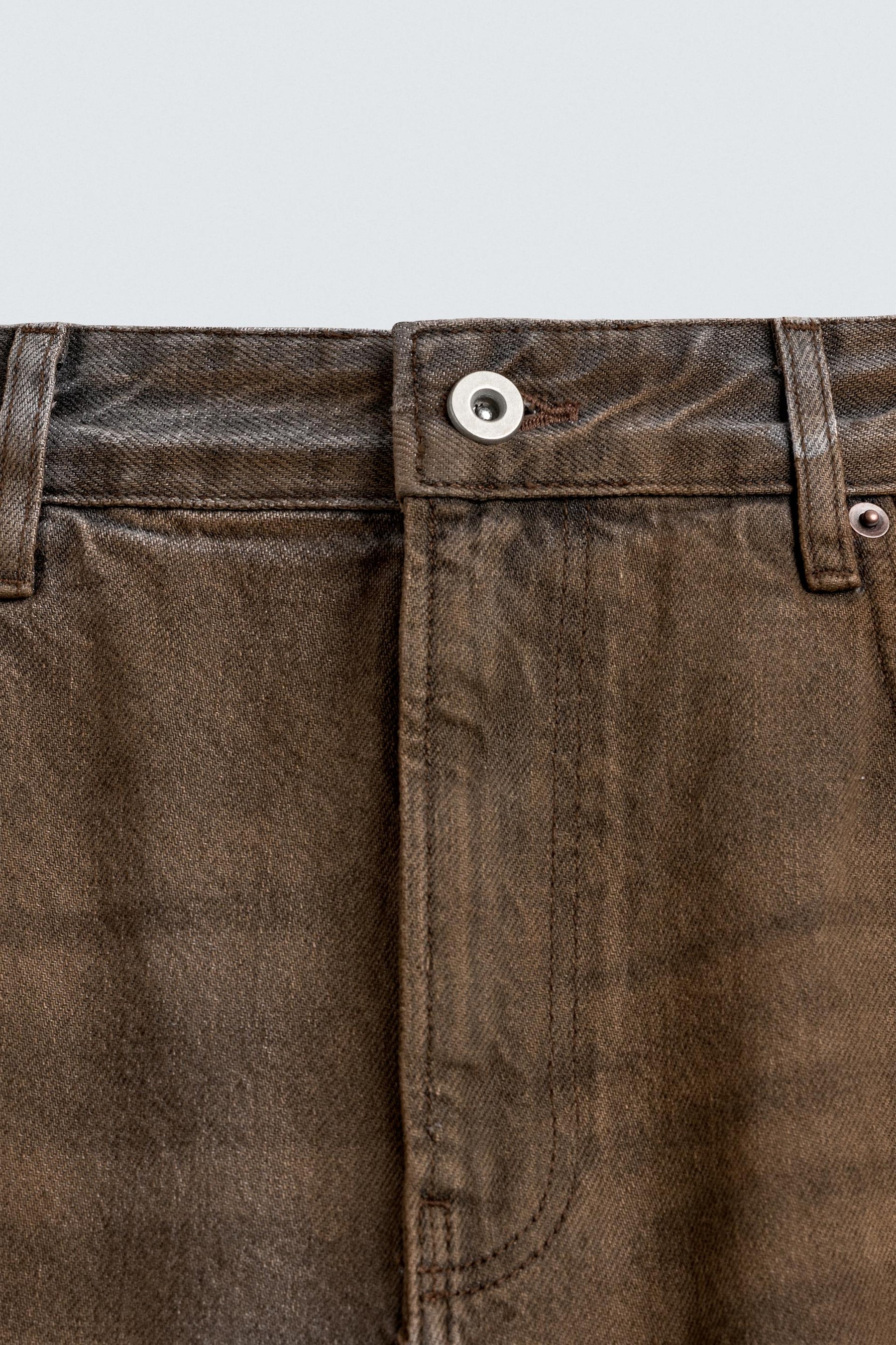 FLARE FIT JEANS WITH ZIPS - Image 10