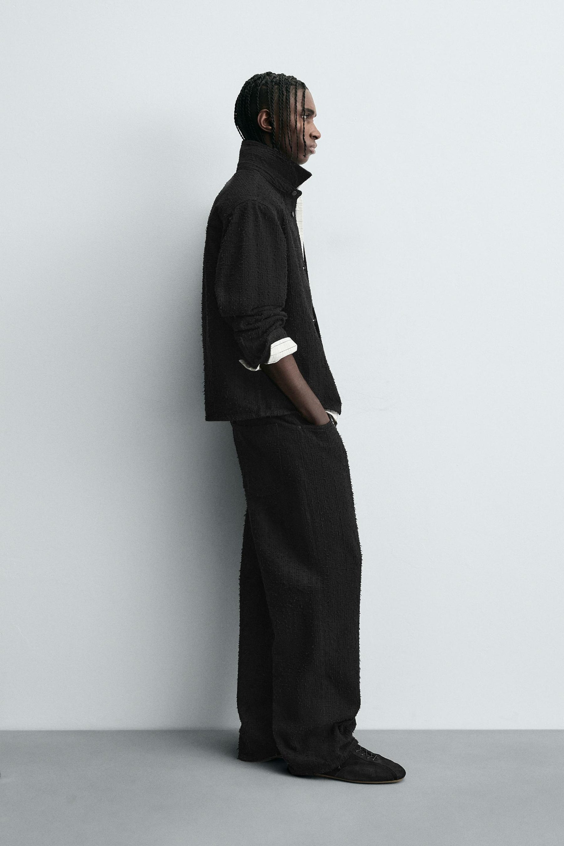 Jacquard Denim Shirt