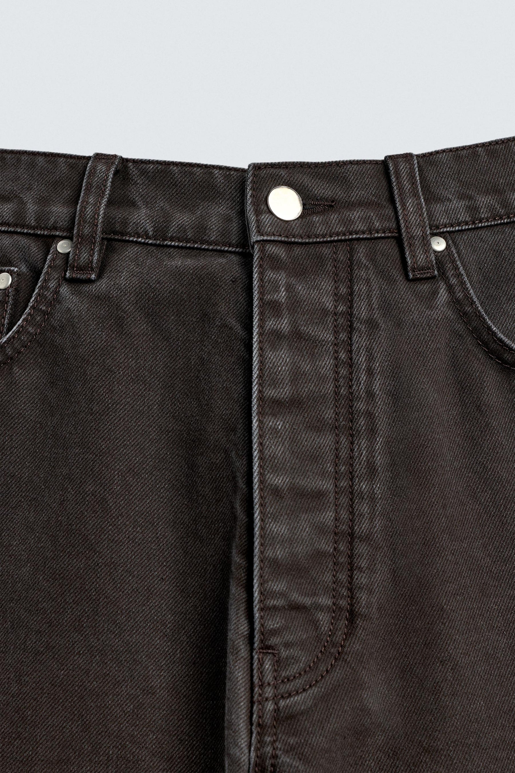 WAXED FLARE FIT JEANS - Image 8