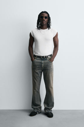 FLARE FIT JEANS - Image 1