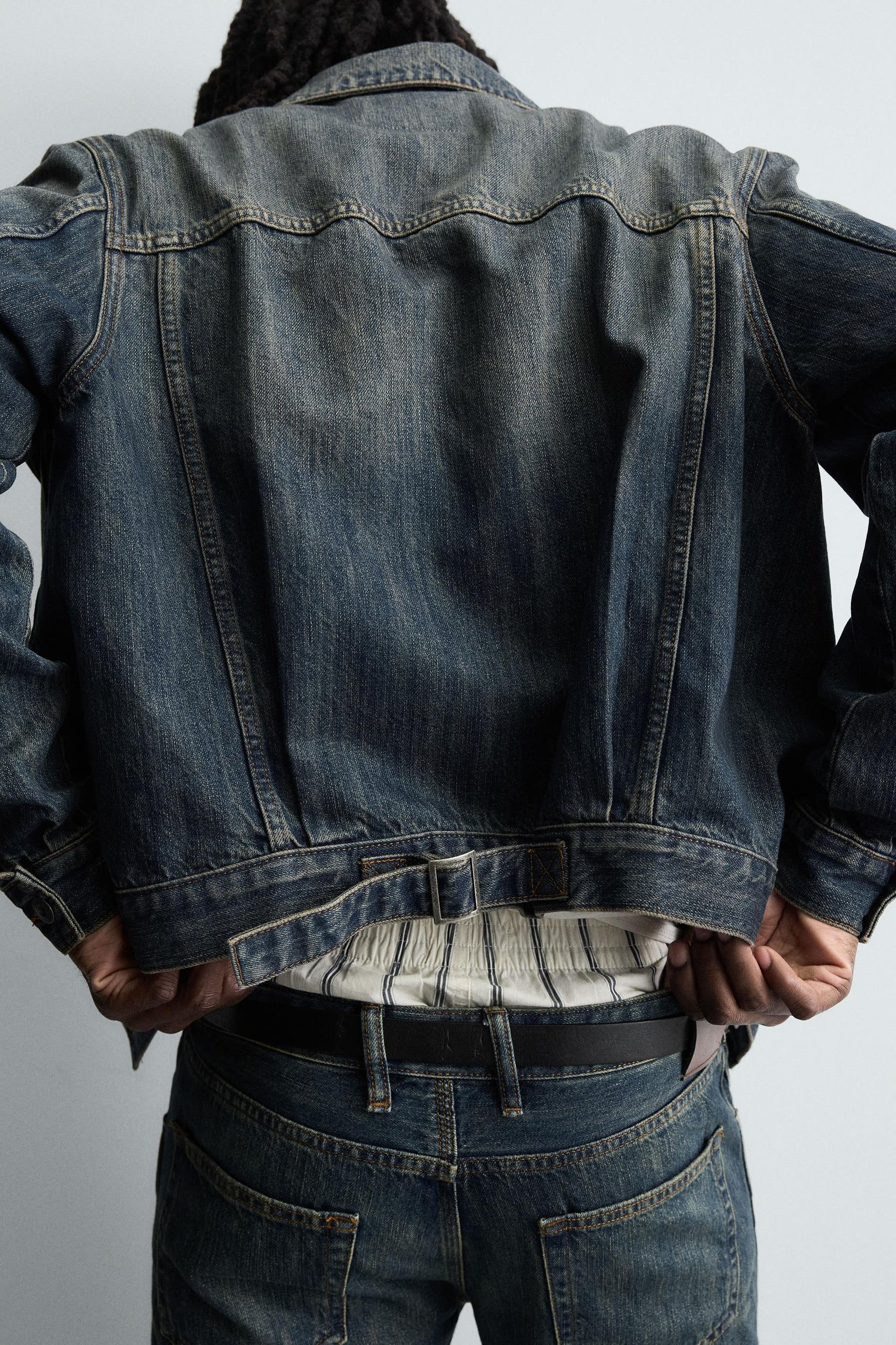 CROPPED FIT DENIM JACKET - Image 5