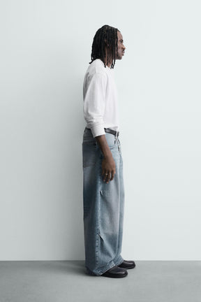 Balloon Pleat Jeans