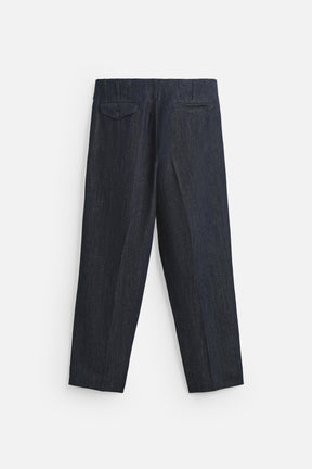 CROPPED WIDE-LEG DENIM TROUSERS - Image 8