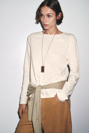 T-SHIRT AUS BAUMWOLLE (RAGLAN)