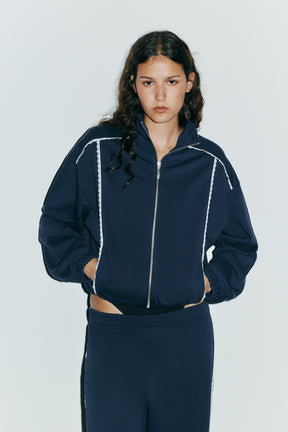 VOLUME SPITZEN-SWEATSHIRT