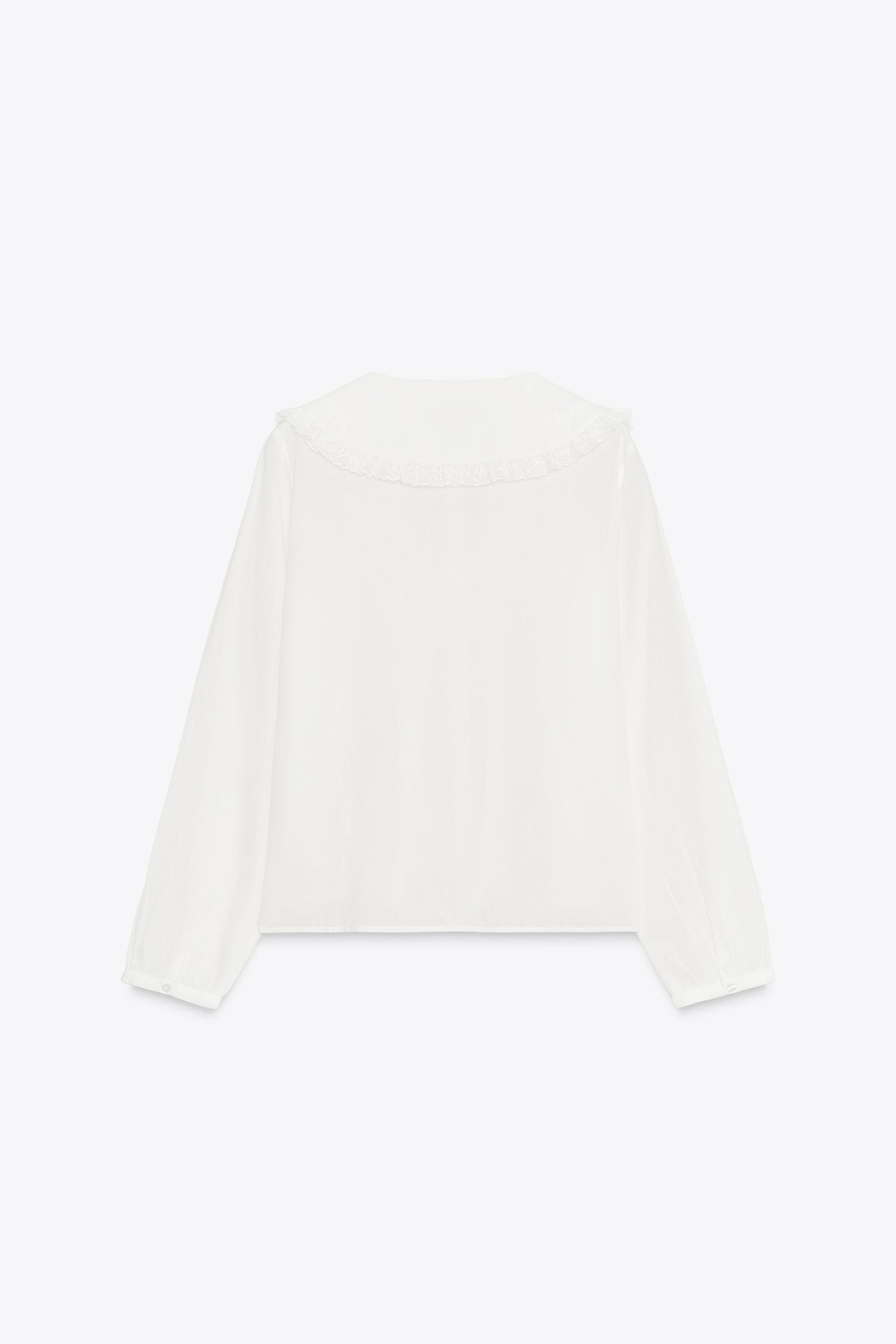 Hemd mit besticktem Kragen