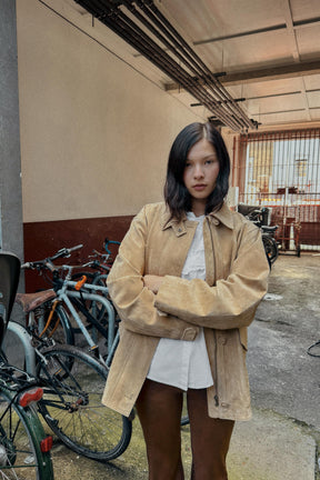 Besticktes Popelinehemd