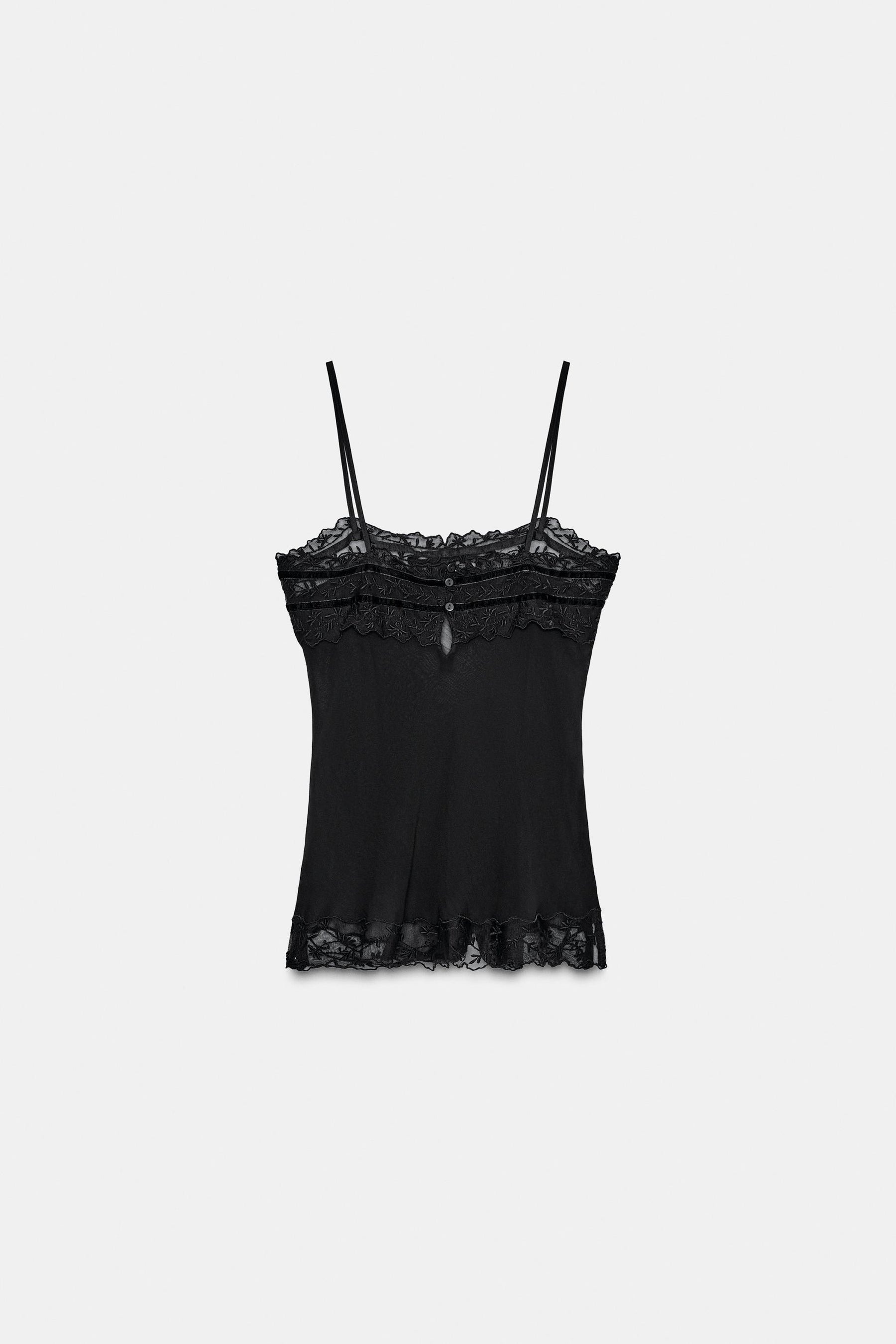 Georgette-Schleifenoberteil